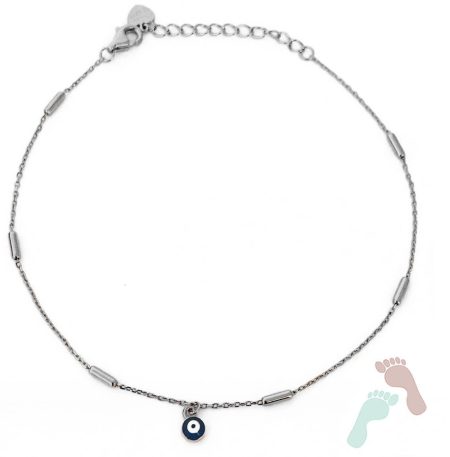 Αλυσίδα ποδιού Eye CU Silver