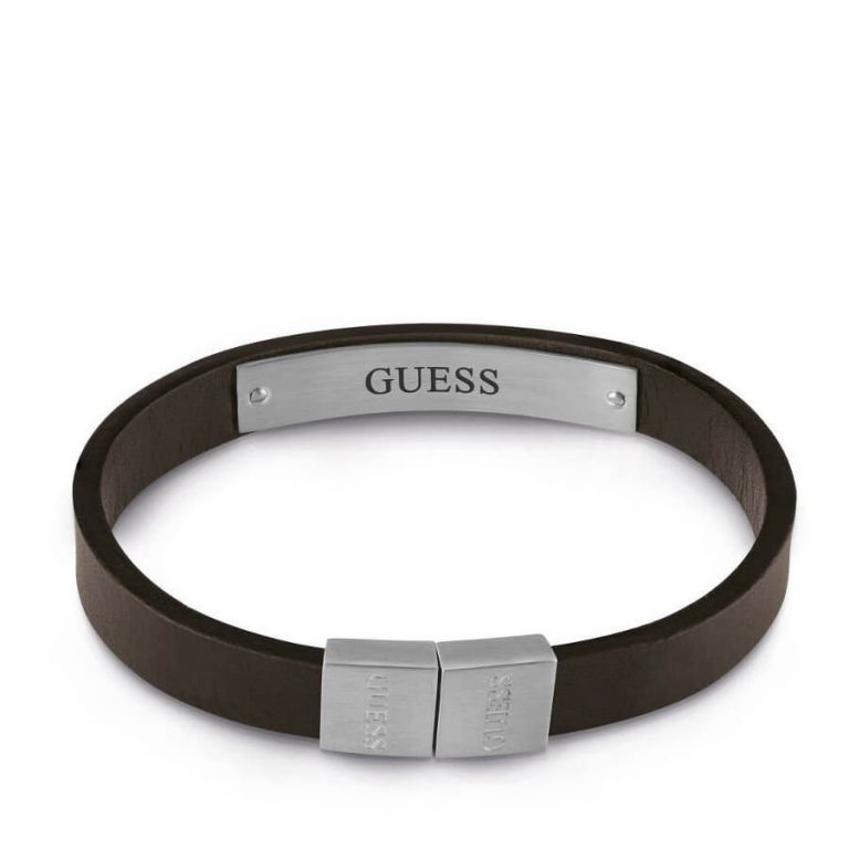 Ανδρικό Βραχιόλι Guess καφέ