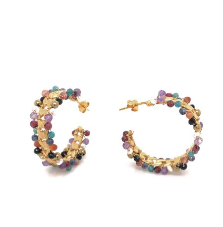 Σκουλαρίκια Colorato Hoops