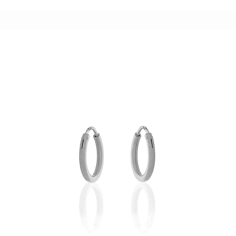Ασημένια Σκουλαρίκια Κρίκοι 12mm PS-EASI035 Silver