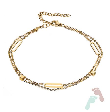 Ατσάλινη αλυσίδα ποδιού Wild Maggie Gold