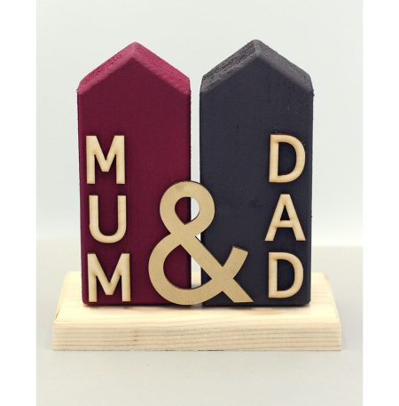 Γούρι Σπιτάκια Σετ Mum and Dad
