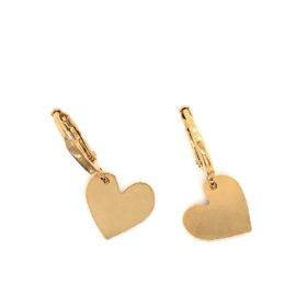 Σκουλαρίκια Κρίκοι Heart Hoops Χρυσά