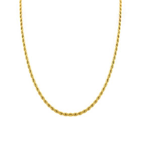 Ατσάλινη Αλυσίδα Twisted Gold 40cm