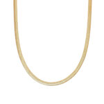 Ατσάλινη Αλυσίδα Flat Chain Gold 40cm