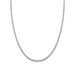 Ατσάλινη Αλυσίδα Twisted Silver 40cm