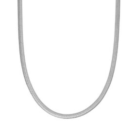 Ατσάλινη Αλυσίδα Flat Chain Silver 50cm