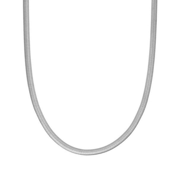 Ατσάλινη Αλυσίδα Flat Chain Silver 50cm