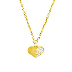 Ασημένιο Κολιέ Mad Heart PS-NEGO059 Gold
