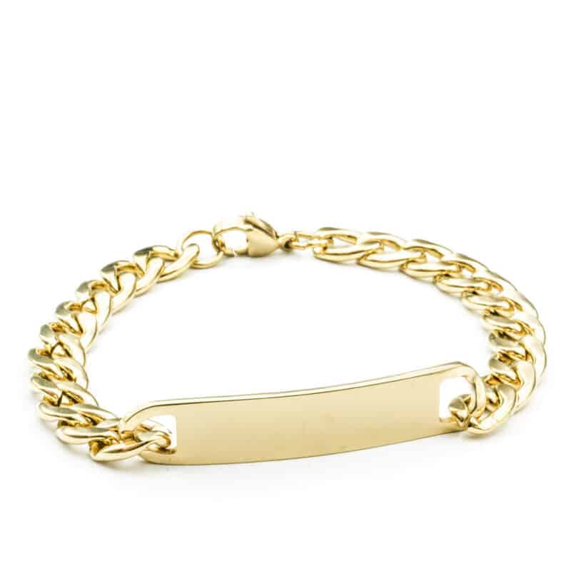 Ατσάλινο Βραχιόλι Tag Me Gold
