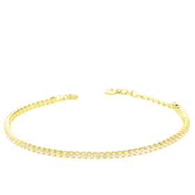 Ασημένιο Βραχιόλι Riviera Gold