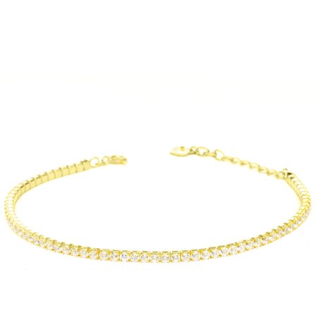 Ασημένιο Βραχιόλι Riviera Gold