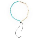 Phone Strap Τυρκουάζ με Αλυσίδα της Lifelikes