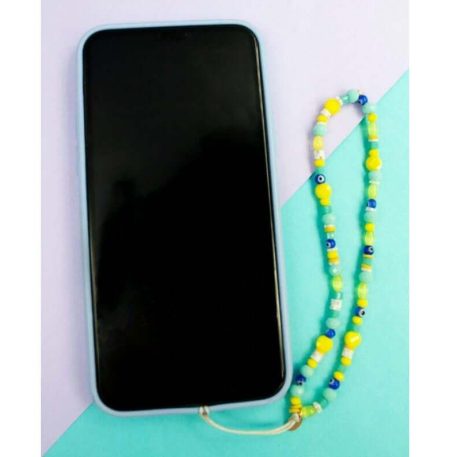 Phone Strap Κίτρινες Χάντρες της Lifelikes