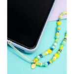 Phone Strap Κίτρινες Χάντρες της Lifelikes