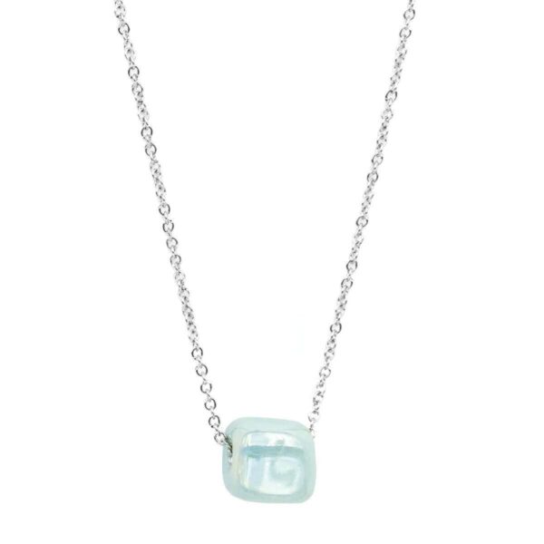 Κολιέ Peebls Light Blue Silver