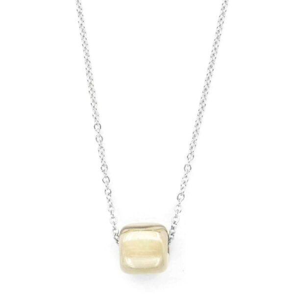 Κολιέ Peebls Beige Silver
