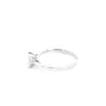 Ασημένιο δαχτυλίδι Μονόπετρο Simple Silver