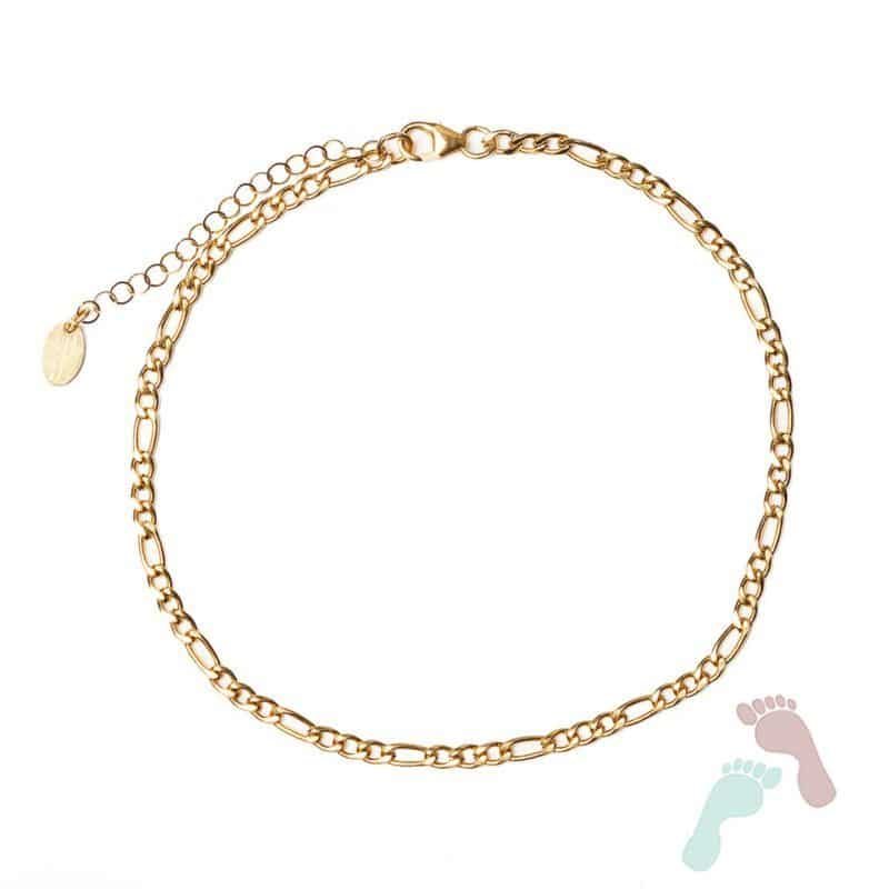 Βραχιόλι Ποδιού Gold Chain της Lifelikes
