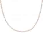 Κολιέ White Pearl L Χρυσό