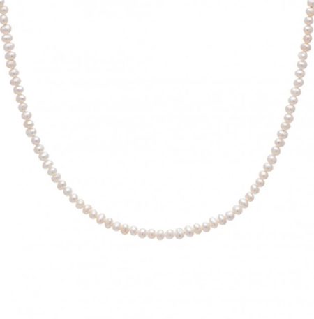Κολιέ White Pearl L Χρυσό