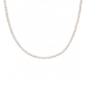 Κολιέ White Pearl S Χρυσό
