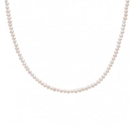 Κολιέ White Pearl S Χρυσό