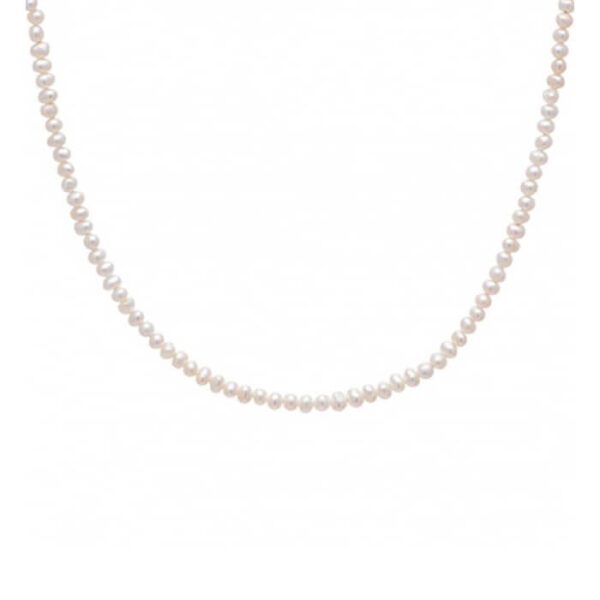 Κολιέ White Pearl S Χρυσό