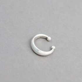 Σκουλαρίκι Ear Cuff Dots Ασημί