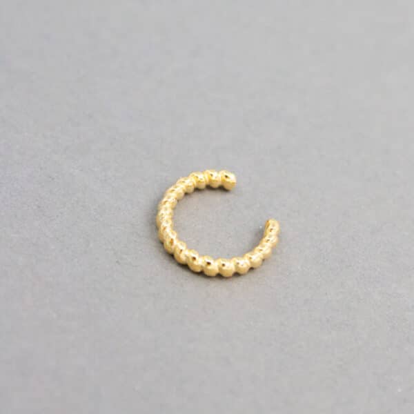 Σκουλαρίκι Ear Cuff Spiral Χρυσό