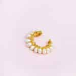 Σκουλαρίκι Ear Cuff Λευκό
