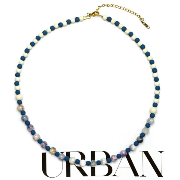 Κολιέ Blackowl Art Aqua