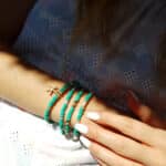 Βραχιόλι Blackowl Green Pearl