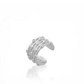 Ασημένιο Earcuff Discrete Glow