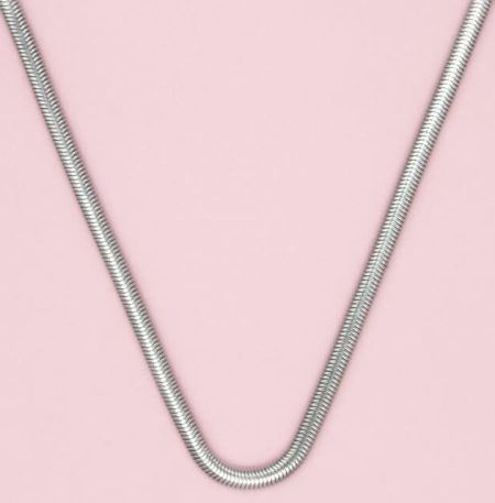 Κολιέ Snake Chain Ασημί