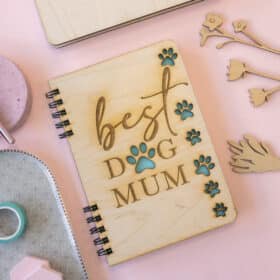 Ξύλινη Ατζέντα Best Dog Mum