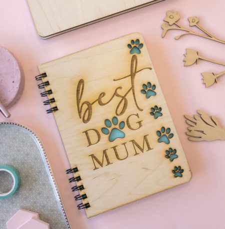 Ξύλινη Ατζέντα Best Dog Mum