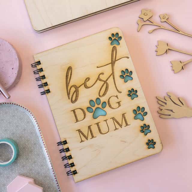 Ξύλινη Ατζέντα Best Dog Mum