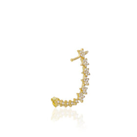 Ασημένιο Earcuff Glowing Stars