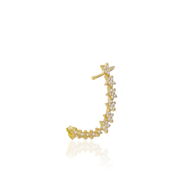 Ασημένιο Earcuff Glowing Stars