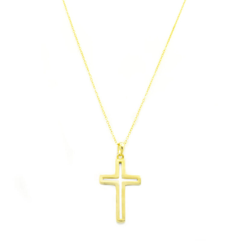 Ασημένιος Σταυρός SP-NESI084 Gold