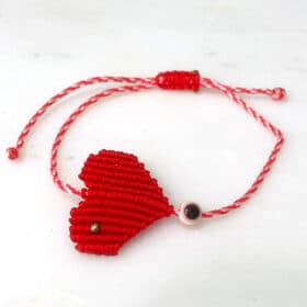 Βραχιόλι March Heart Red