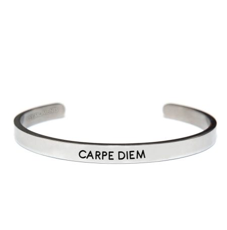 Ατσάλινο Βραχιόλι Carpe Diem Silver