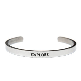 Ατσάλινο Βραχιόλι Explore Silver