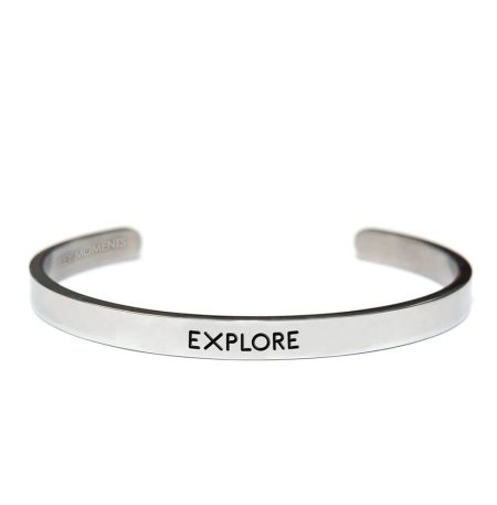 Ατσάλινο Βραχιόλι Explore Silver