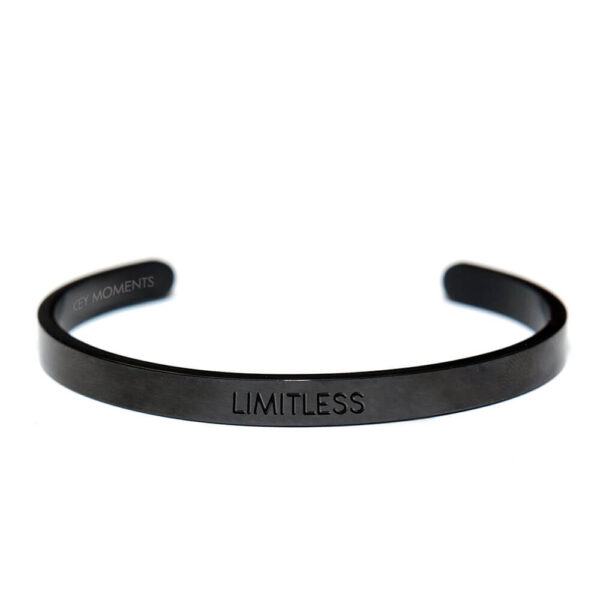 Ατσάλινο Βραχιόλι Limitless Black
