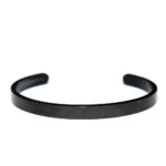 Ατσάλινο Βραχιόλι Plain Black