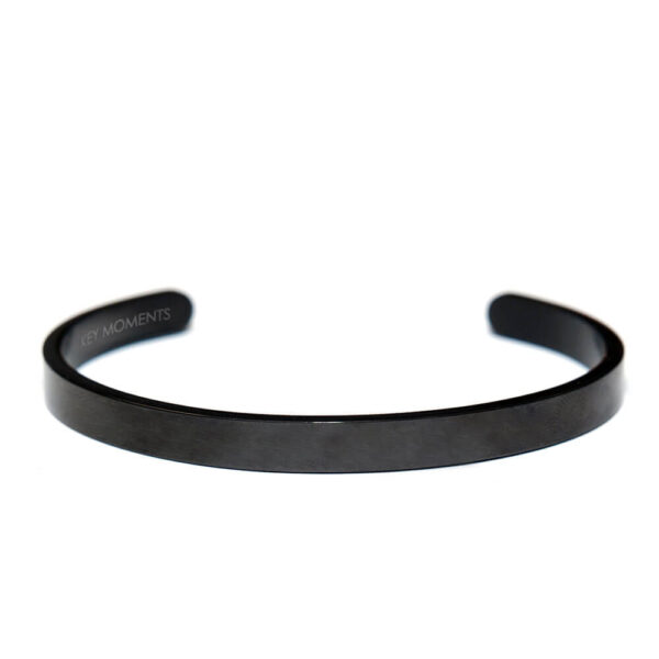 Ατσάλινο Βραχιόλι Plain Black