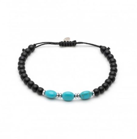 Ανδρικό Βραχιόλι Lifelikes Three Turquoise