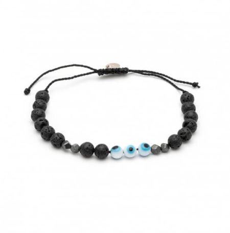 Ανδρικό Βραχιόλι Lifelikes Triple Eye Beads
